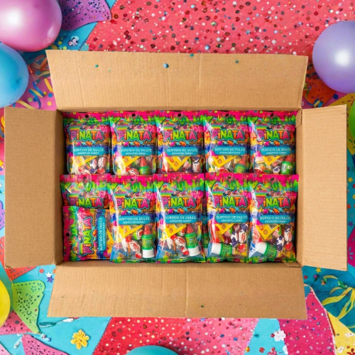Piñata Candies – Box of 12 Assorted Mexican Candy Bags | Party Favor Pack | $1.99 Each